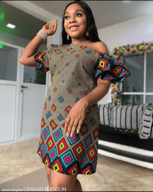 The classic Ankara shift dress