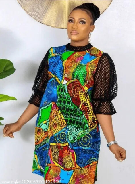 Best Ankara Shift Dresses