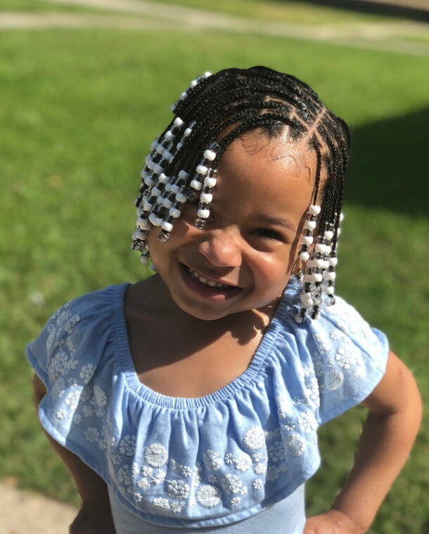 box braids for 6 year old