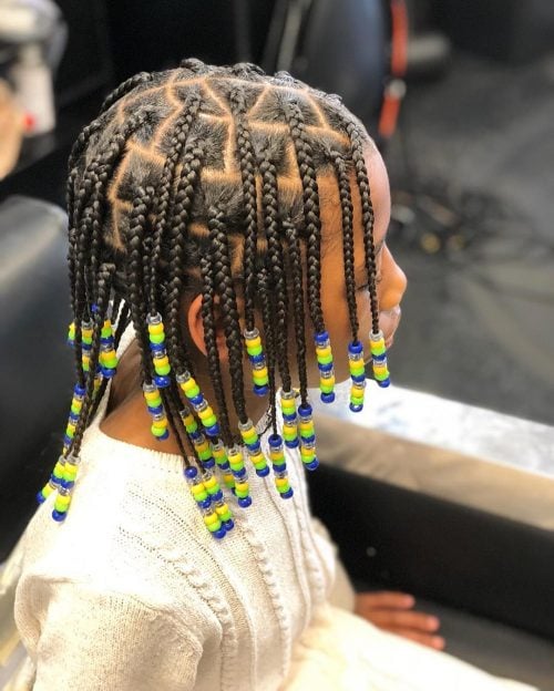 cool small box braids