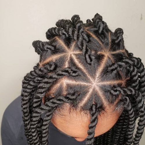 triangle braids for school