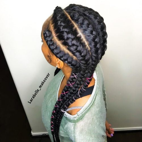 Big Feed In Braids