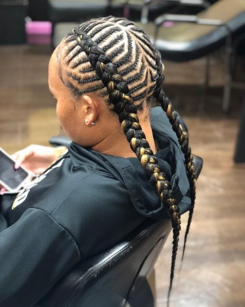 Feed In Fishbone Braids