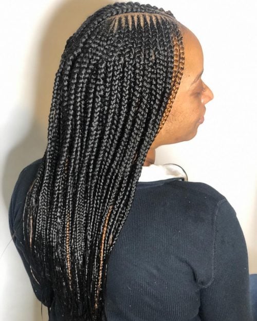 Feed In Small Braids