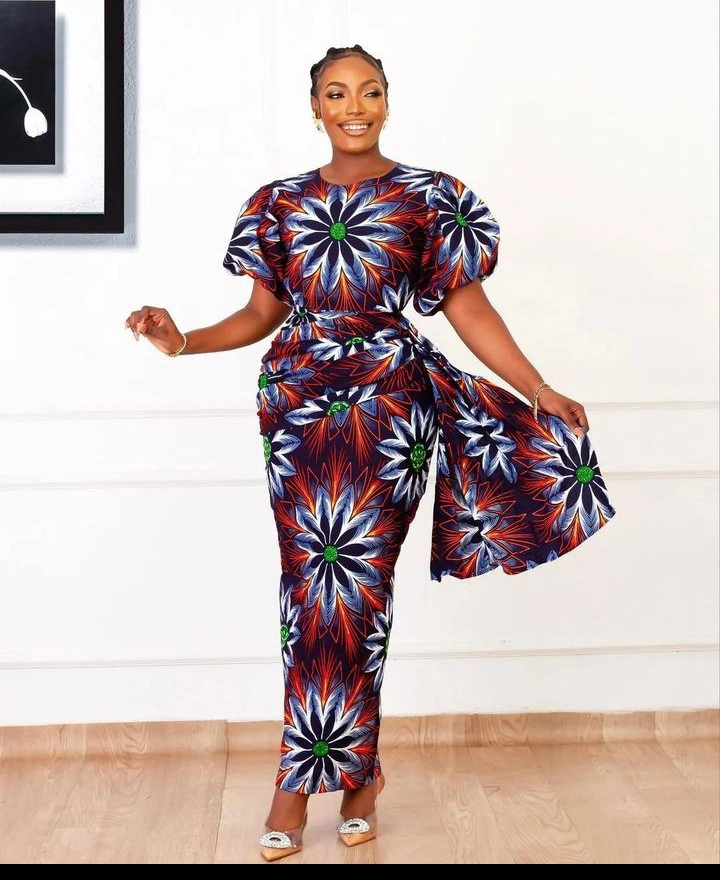 Modest And Beautiful Church Dresses For Ankara Lovers
