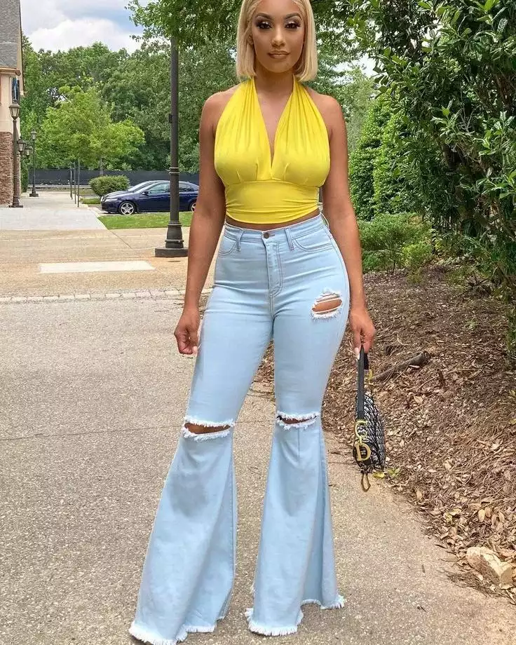 high waisted flare jeans high waisted flare jeans