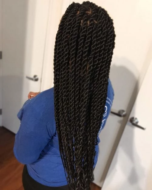 Twisted Jumbo Box Braids