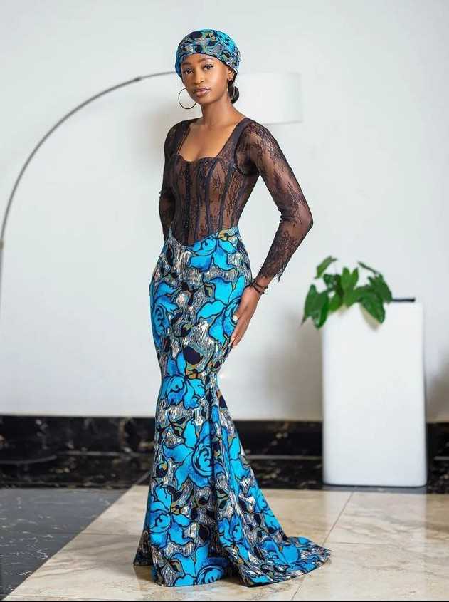 ankara native gown for ladies
