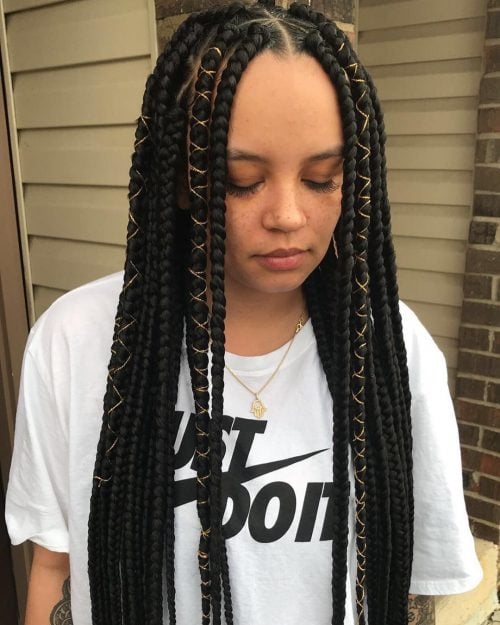 Fashionable Faux Locs with Yarn