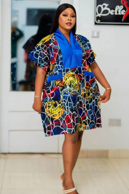 20 PICTURES: The Most Beautiful Short Ankara Styles For Curvy Ladies ...
