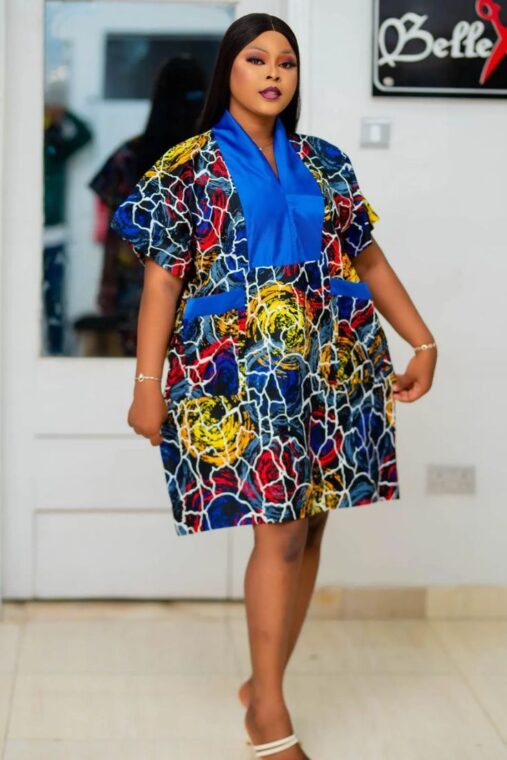 Short Ankara Styles For Curvy Ladies (10)