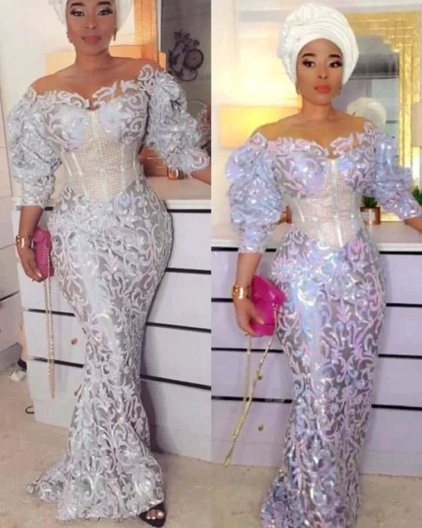 Different Categories Of Lace Outfits Ladies Can Wear To Owambe Party (6)