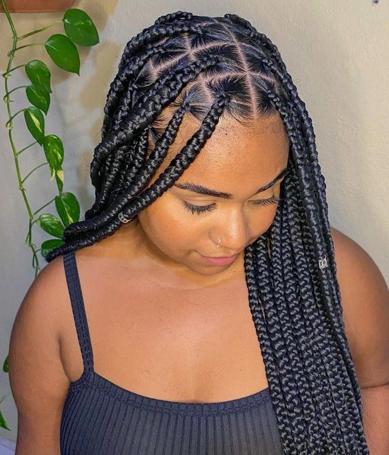 Large Jumbo Braids: For a Luxurious Look