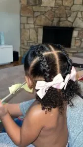 Two Braided Cornrows